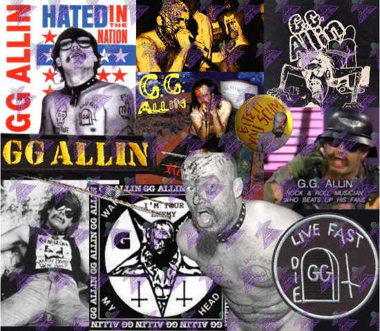 GG Allin Music Fabric Design