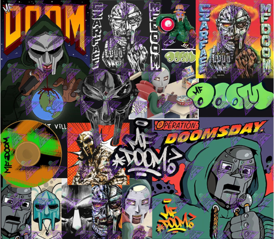 MF Doom Music Fabric Design