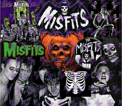 Misfits Music Fabric Design