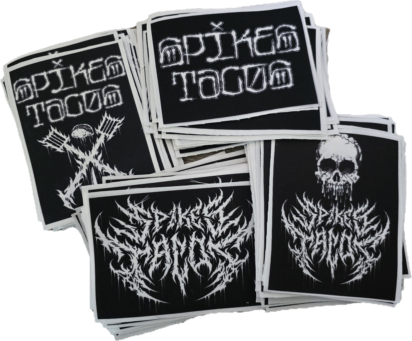 Custom Sew-On Patches | 150 Pack | Up to 5 Designs | Band & Battle Vest Merch