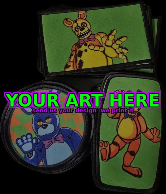 Custom Sublimation Iron-On Patches